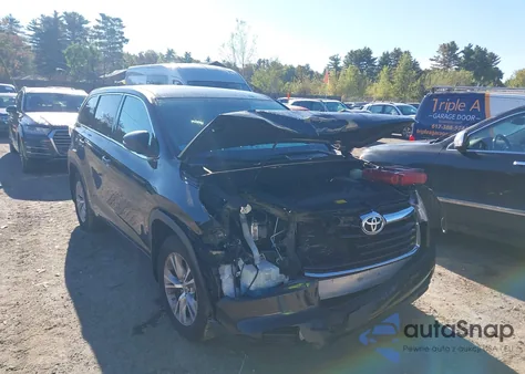 2015 Toyota Highlander Le Plus V6 z USA, uszkodzony, nr VIN 5TDBKRFH8FS199647